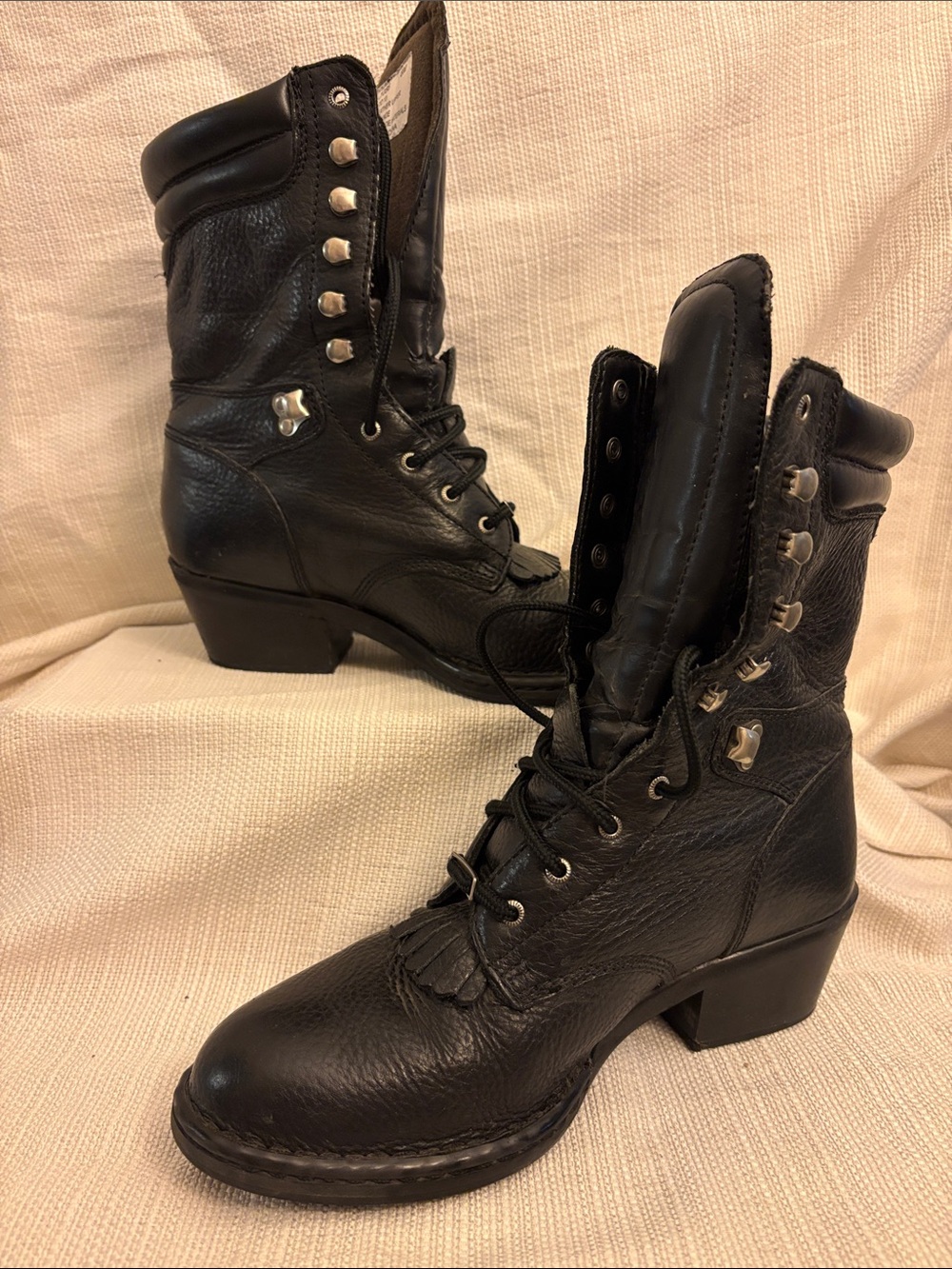 Double H Boots black womens 8